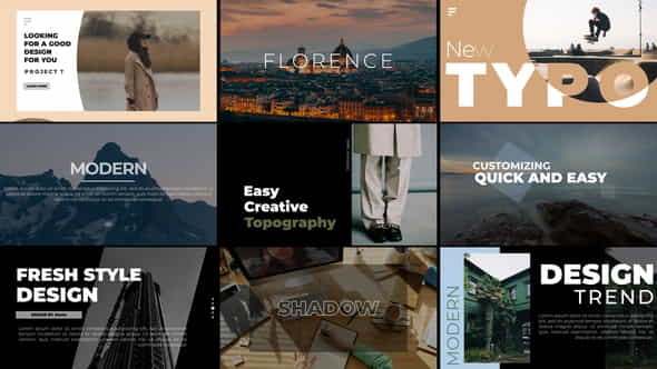 Typography Slide | After Effects - VideoHive 35377239