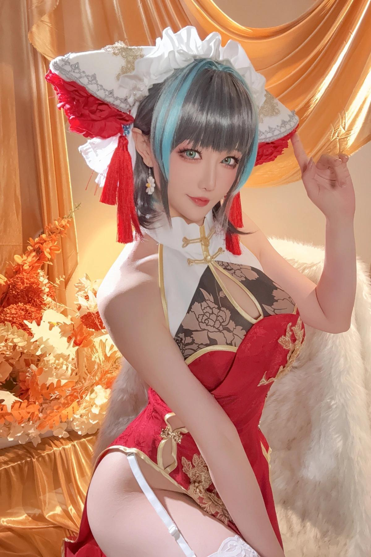 Cosplay 星之迟迟Hoshilily – 碧蓝航线柴郡(40)