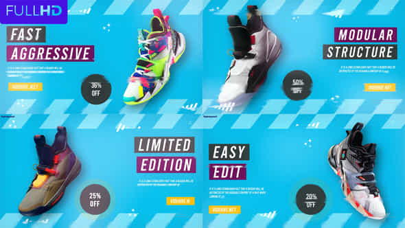 Sneakers Sale Promo - VideoHive 43847719
