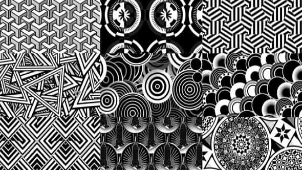 Art Deco Background Patterns 1 - VideoHive 8597759
