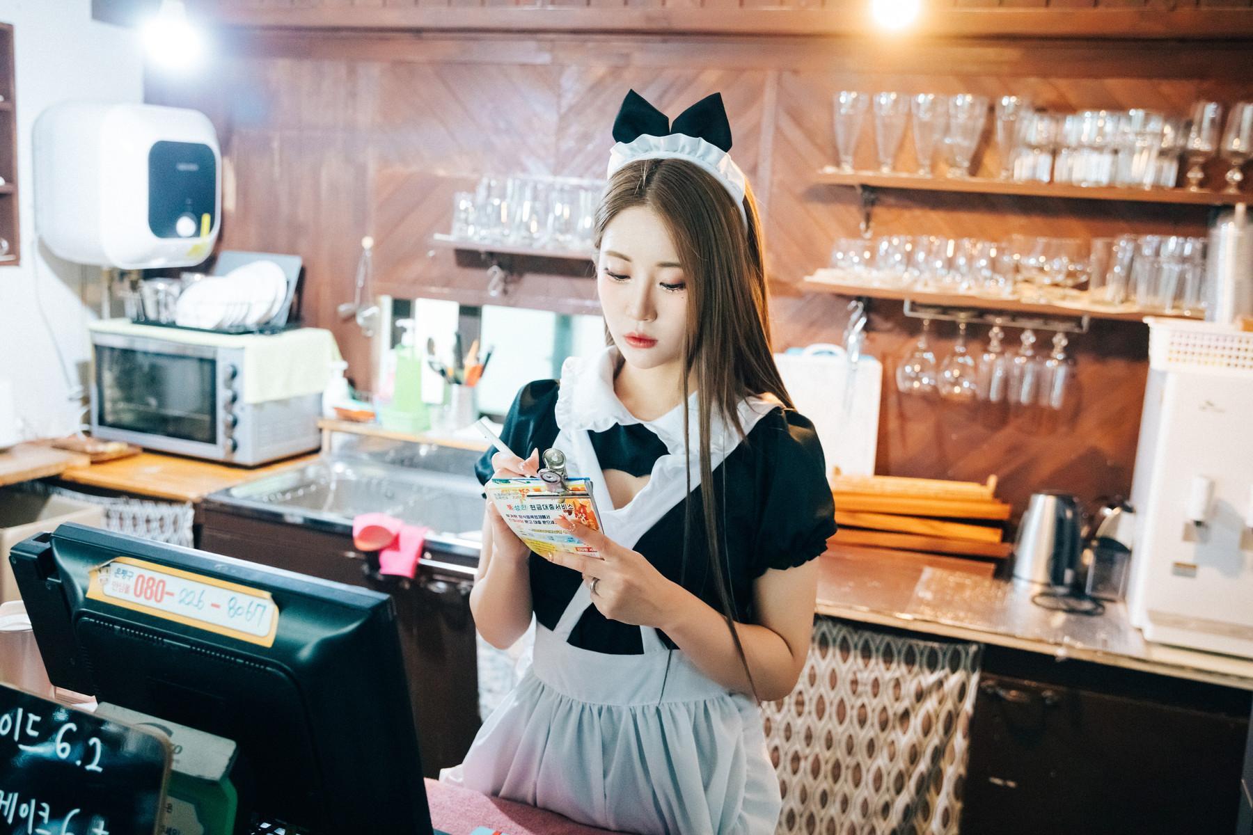 Jeong Bomi 정보미, [Loozy] Maid Cafe +S.Ver Set.03(5)