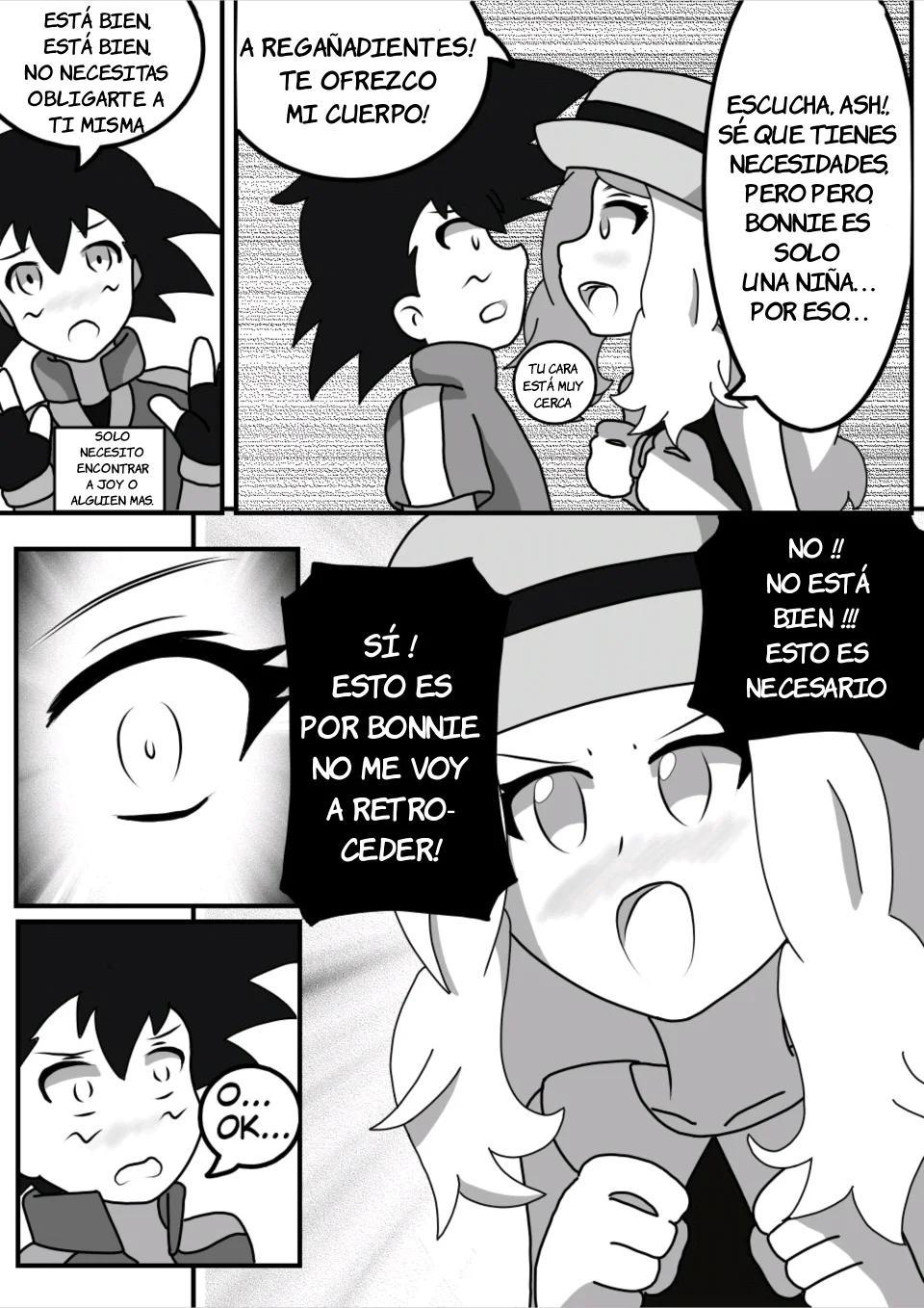 Una historia de amor en Kalos - Charla diaria de Ash y Chloe 5 - 8