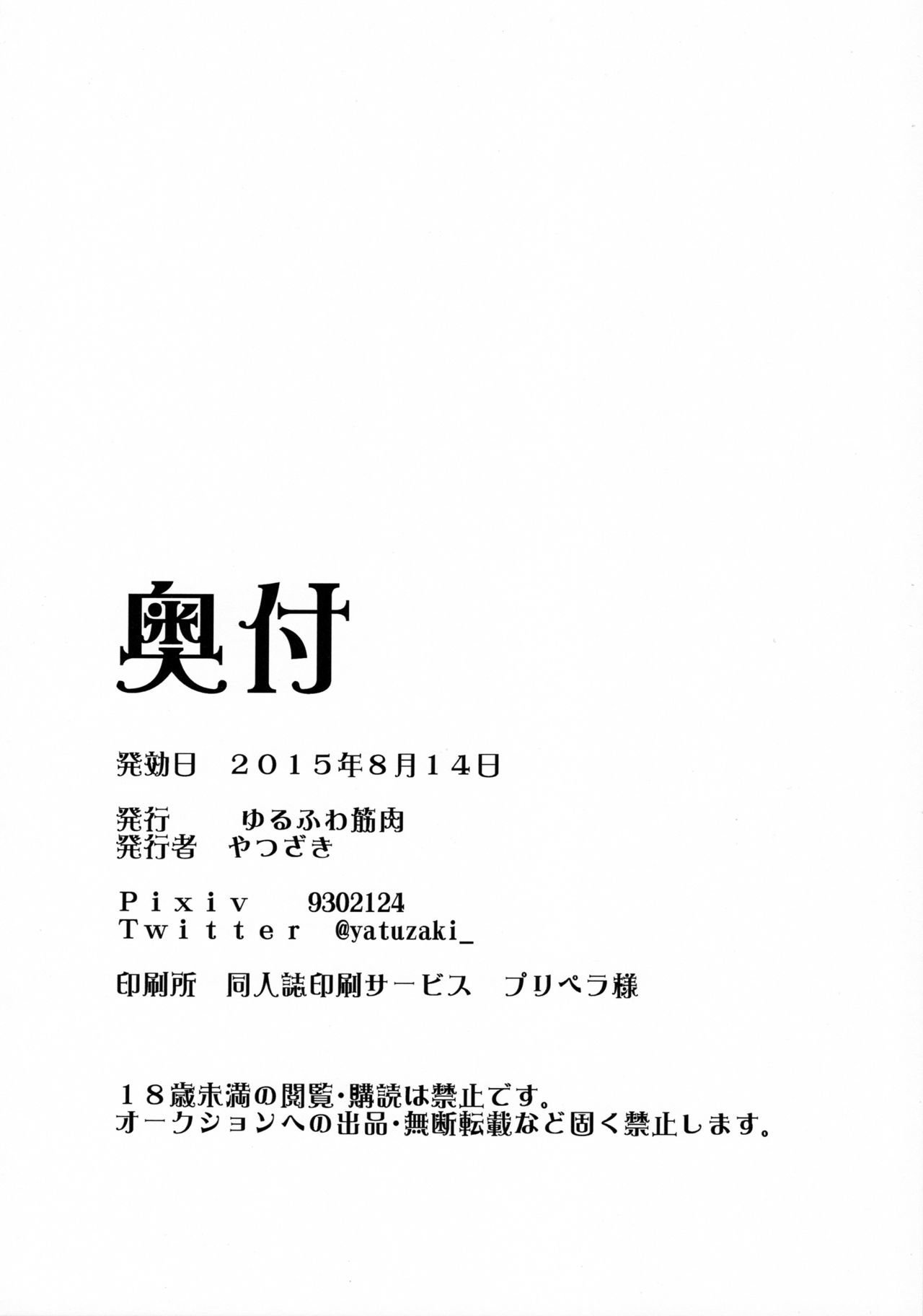 (C88) &#91;Yuruhuwa-Kinniku (Yatuzaki)&#93; Shimakaze-kun Hokaku Keikaku Our Plan for a Captured Shimakaze-K - 11