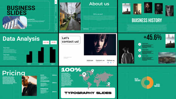 Corporate Slides Mogrt - VideoHive 57498888