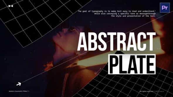 Modern Geometric Titles - VideoHive 46635235