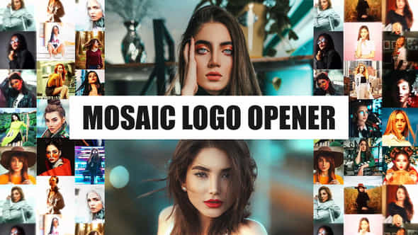 Mosaic Logo Opener - VideoHive 44523711
