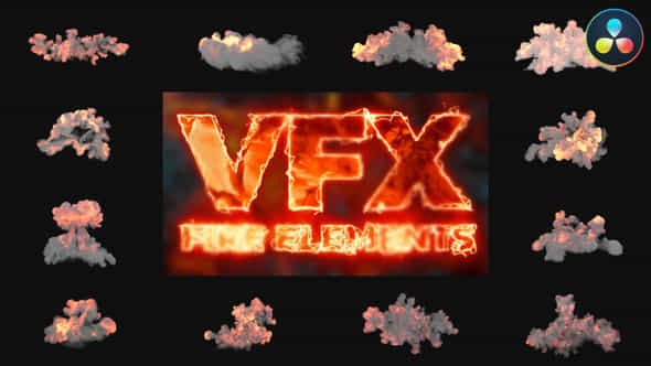 Vfx Fire Elements For Davinci Resolve - VideoHive 51458133