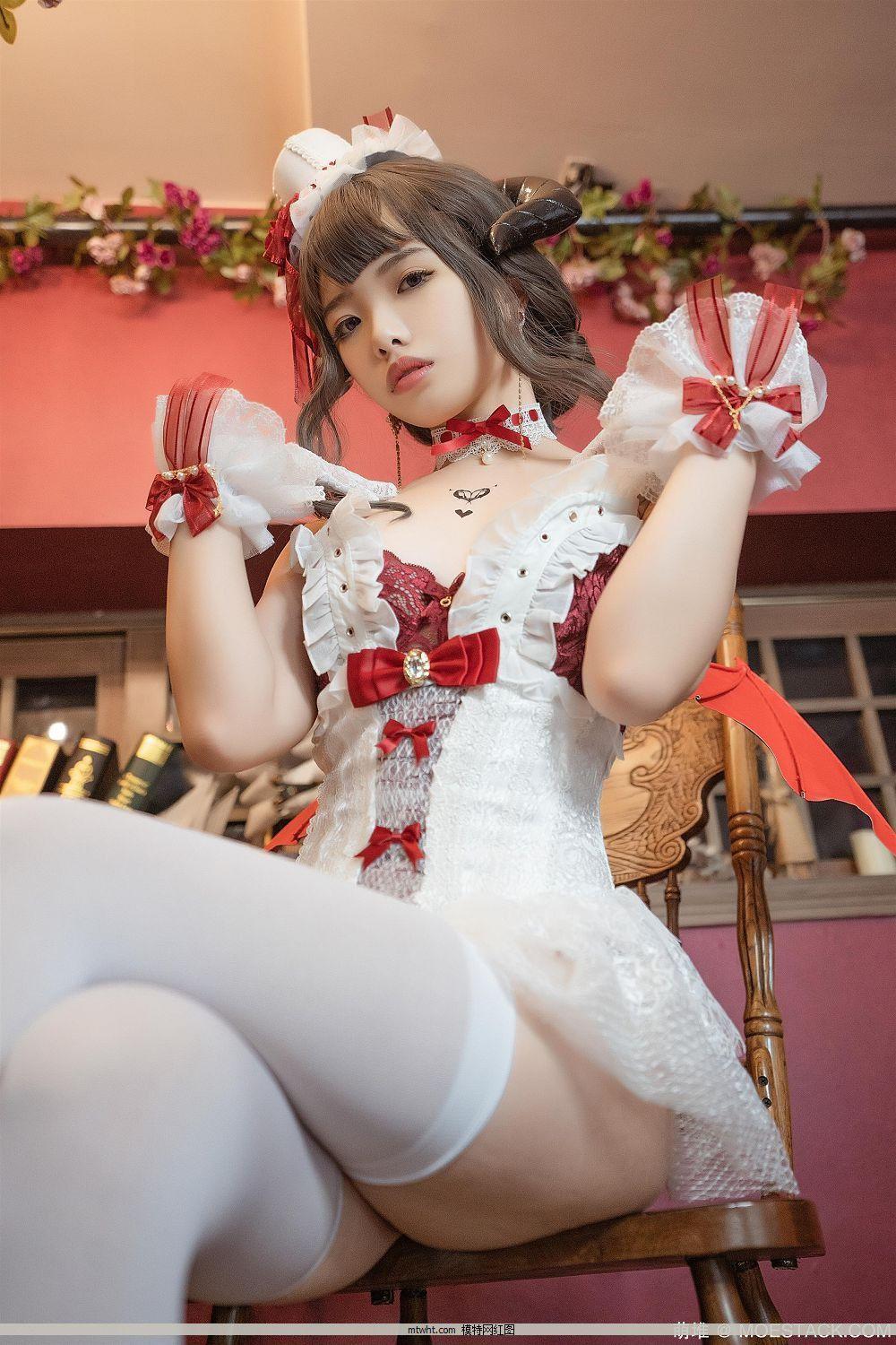 微博红人Coser2.5次元写真@雯妹 NO.018 魅魔本 Elegant devil[35P](13)