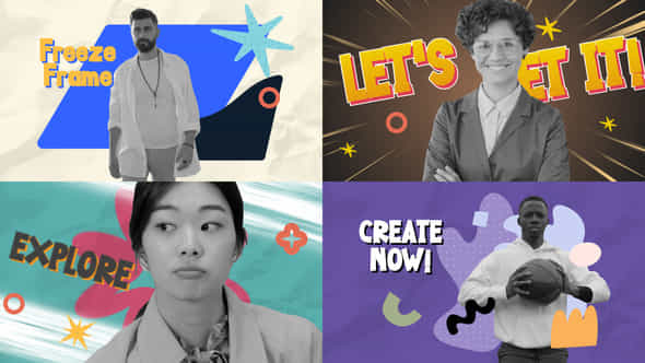 Pop Freeze Frame - VideoHive 58855484
