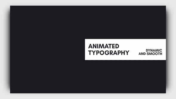 Animated Typography - VideoHive 21585239