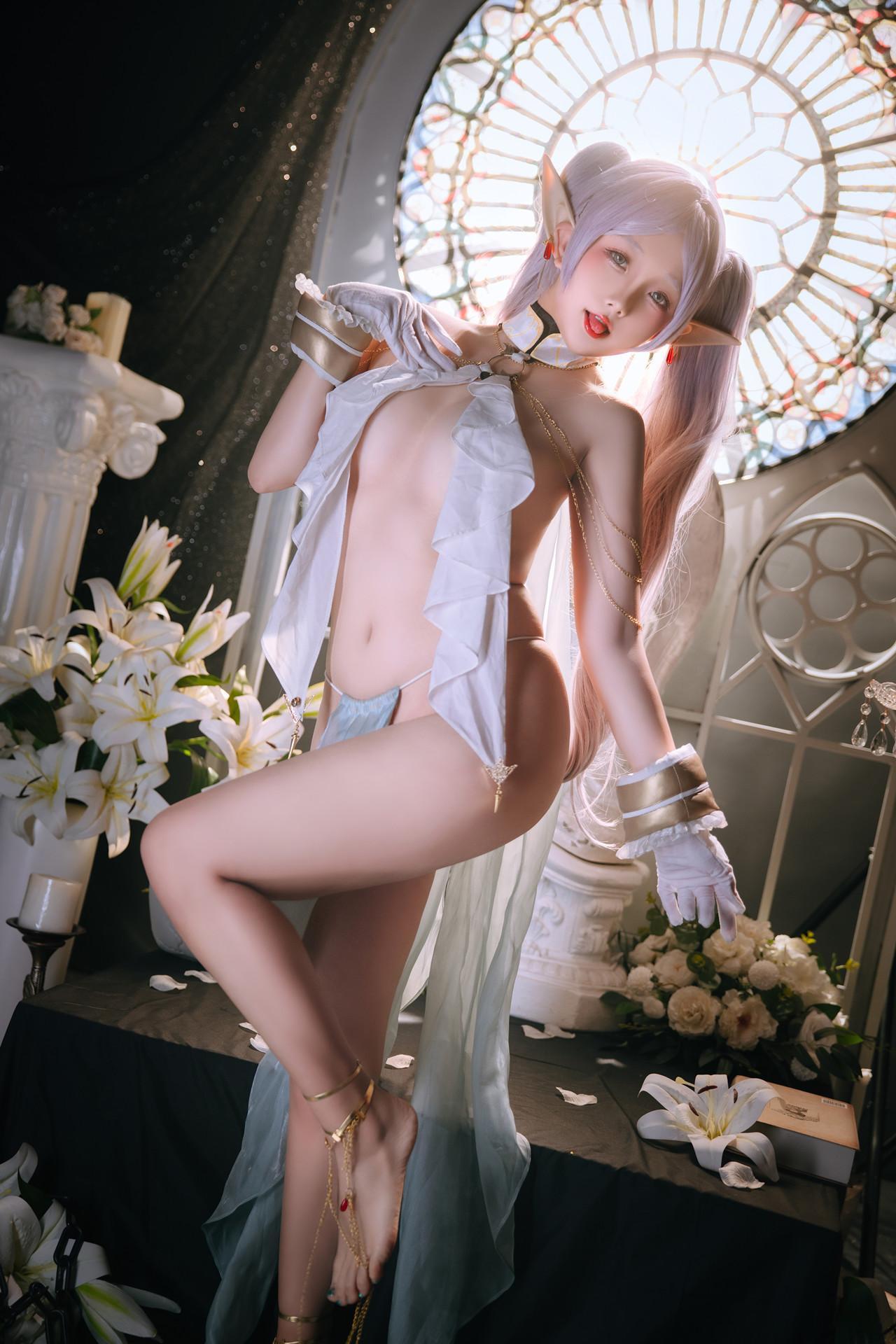 Cosplay Rinaijiao日奈娇 – 芙莉莲（圣光版）(9)