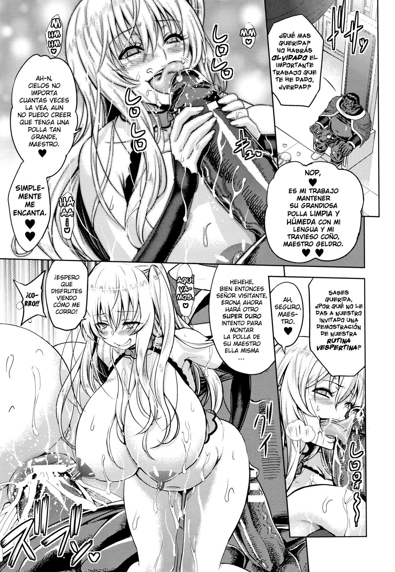 [Yamada Gogogo] Erona -Orc no Inmon ni Okasareta Onna Kishi no Matsuro-  Erona -La Caída de una Hermosa Guerrera Maldecida con la Lasciva Marca de un Orco + Epílogo [Spanish] {meiwow + k