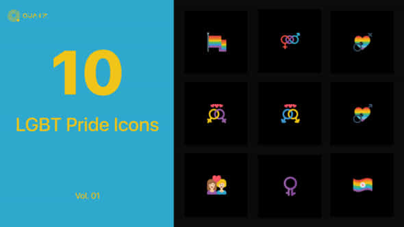 LGBT Icons - VideoHive 45641859