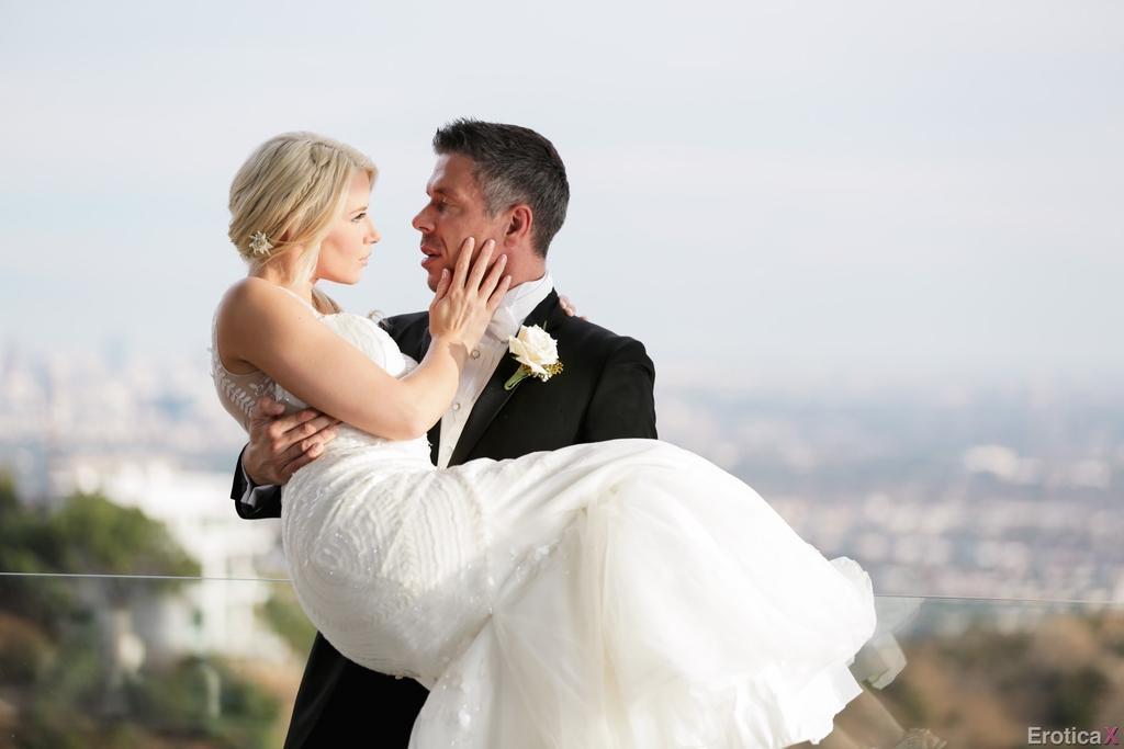 Hot blonde Anikka Albrite consummates her marriage vows after getting married(3)