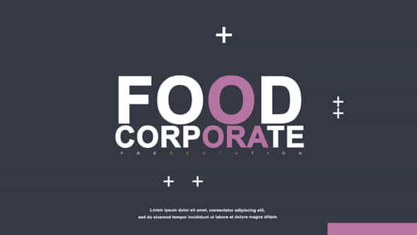 Food Corporate Presenation - VideoHive 42495881