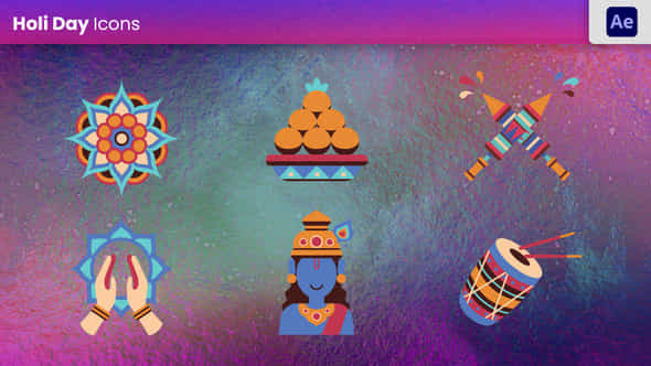 Holi Festival Element - VideoHive 56903530