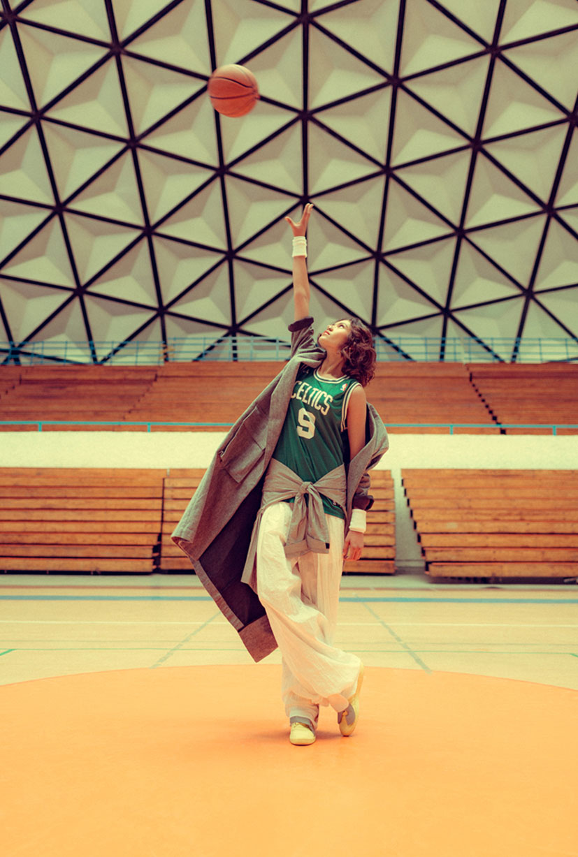 Cindy Gradilla by David Franco / NBA legends симуляция баскетбола НБА в исполнении фотомодели Синди / фото 04