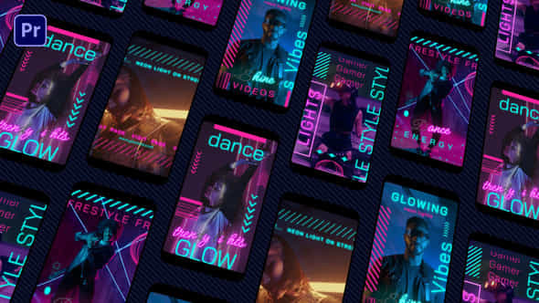 Instagram Reels Neon - VideoHive 53330051