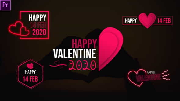 Valentine Clean Titles - VideoHive 30333504