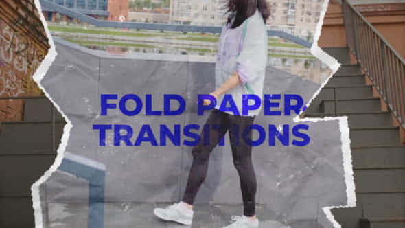 Fold Paper Transitions - VideoHive 54905541