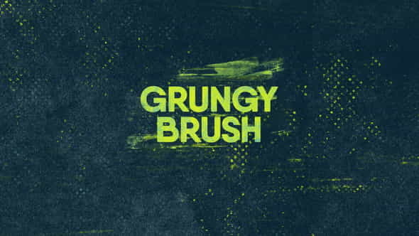 Grunge Brush Logo - VideoHive 23774581