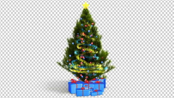 Christmas Tree Element - VideoHive 21079040