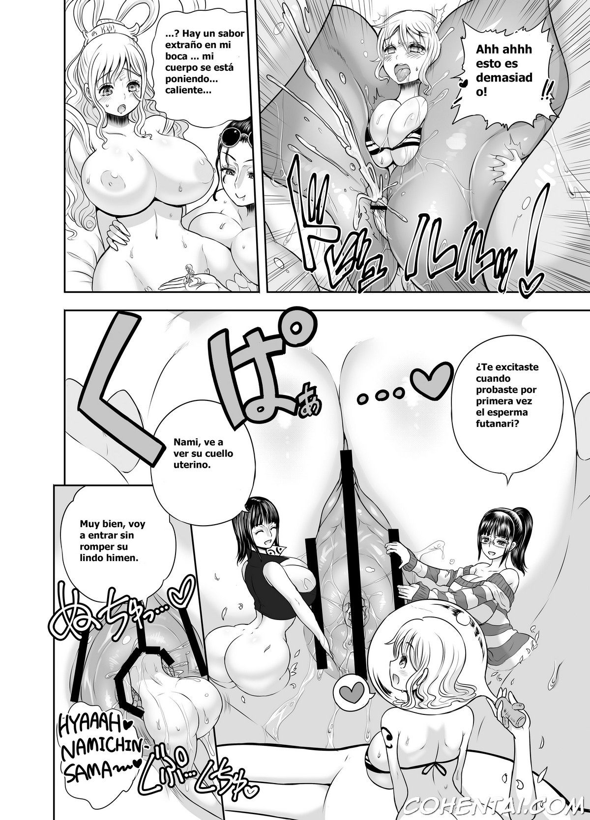 Midare Saki Ningyo Hime (Midare Saki Joshuu Kaizoku Soushuuhen) (One Piece) xxx comics manga porno doujin hentai español sexo Nami Nico Robin One Piece Shirahoshi
