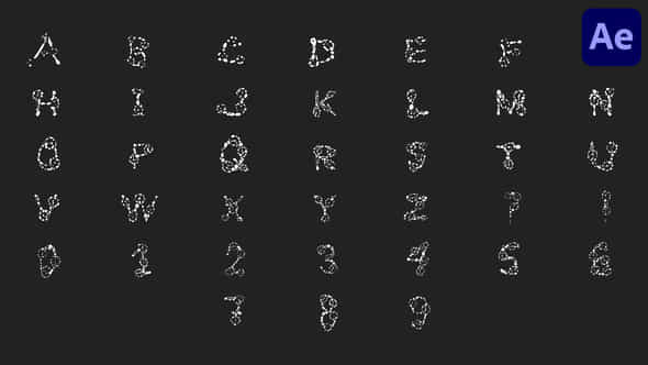 Hand Drawn Animated Alphabet For After Effects - VideoHive 58309611