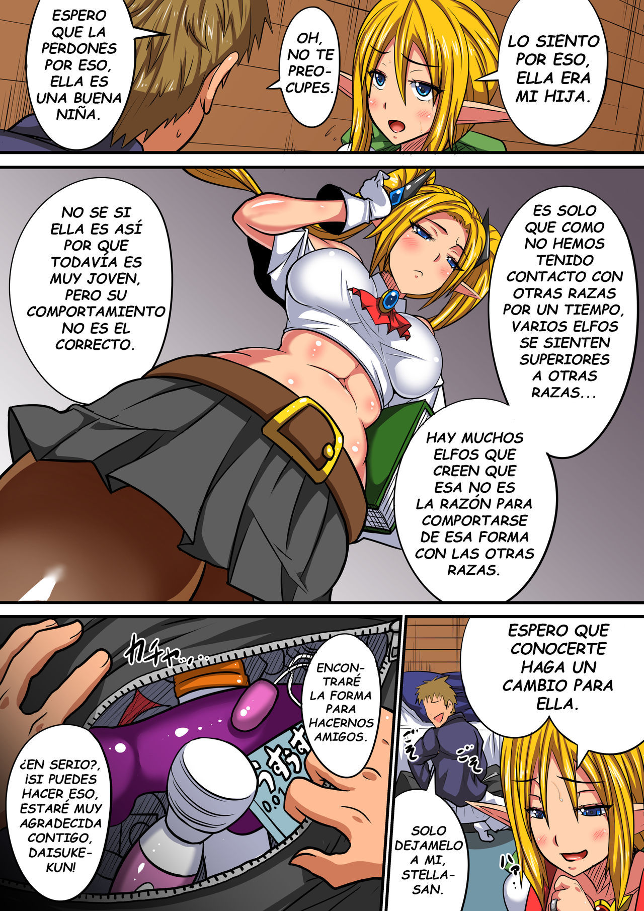[Haneinu] Elf Oyako to Pakopako Ibunka Kouryuu! ~Stella Hen~ [Spanish] [Yumrod]