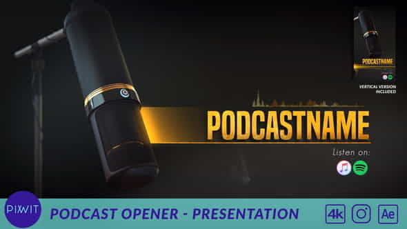 Podcast Opener - Presentation - VideoHive 31104537