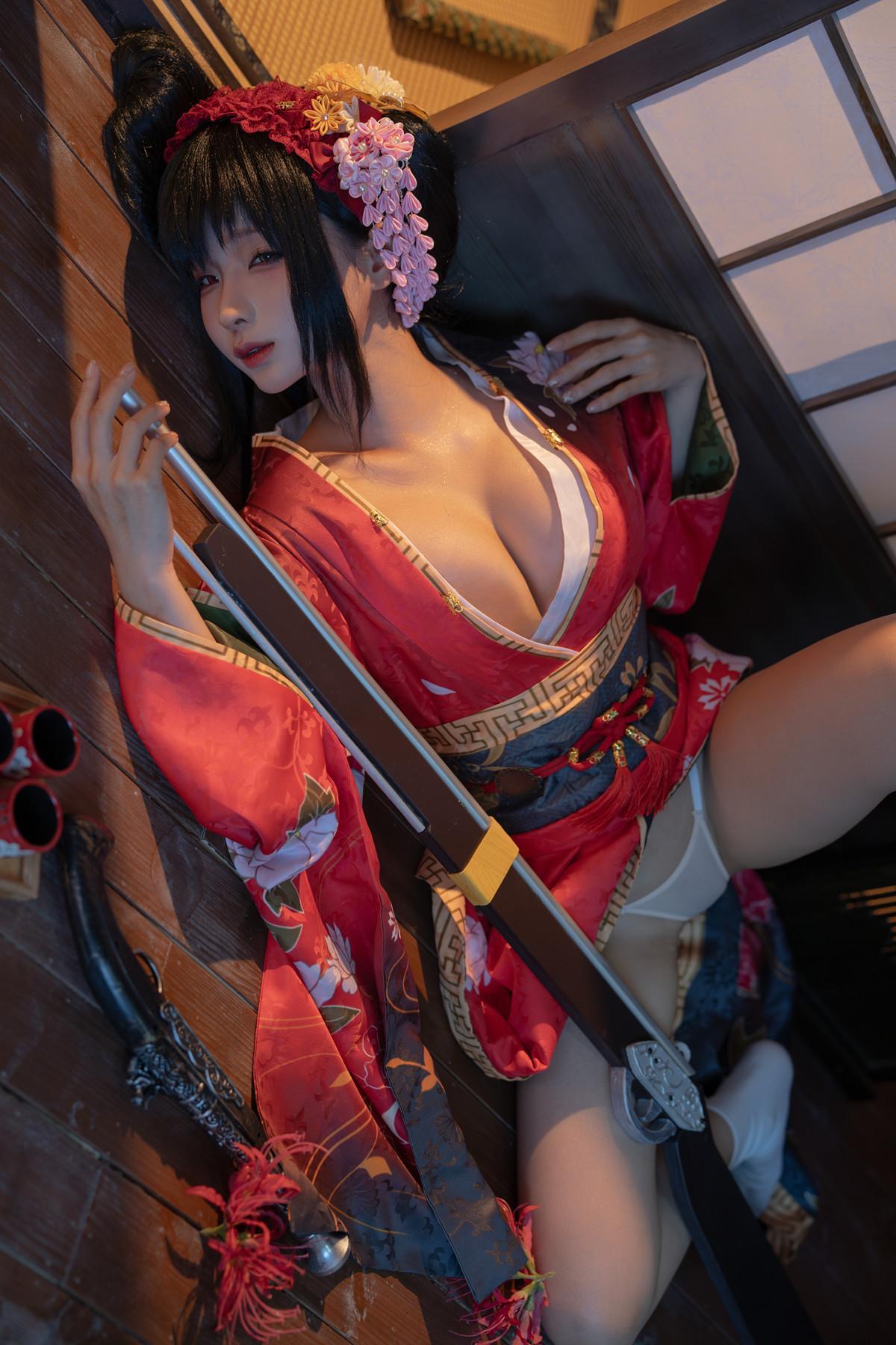 Cosplay 蠢沫沫Chunmomo 狂三和服 Kurumi Set.01(31)