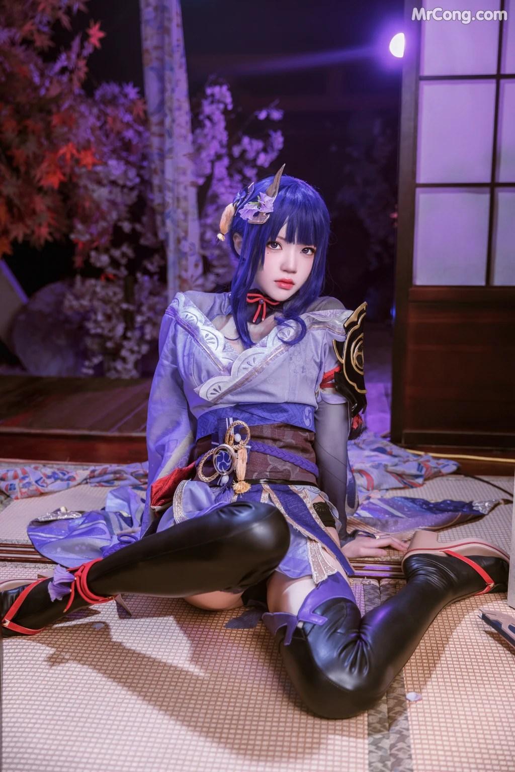 Coser@桜桃喵 Vol.139: 雷电将军+花絮 (51 photos )(45)