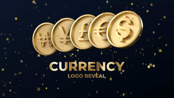 Currency Coins Logo Reveal - VideoHive 52359637