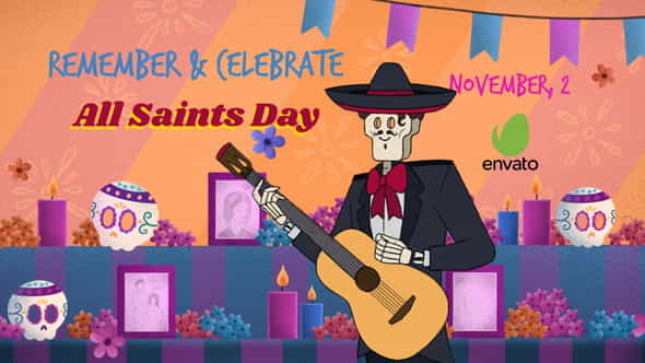 Day of the Dead All - VideoHive 34390767