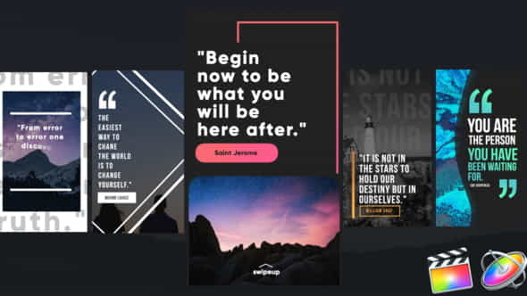 Instagram Quotes Stories - VideoHive 26117096