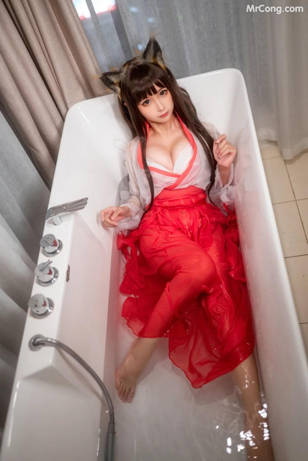 Coser@蠢沫沫 (chunmomo) Vol.101: 透明巫女 (60 photos )(16)