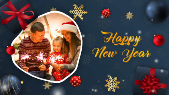 Happy New Year Slideshow - VideoHive 49605612