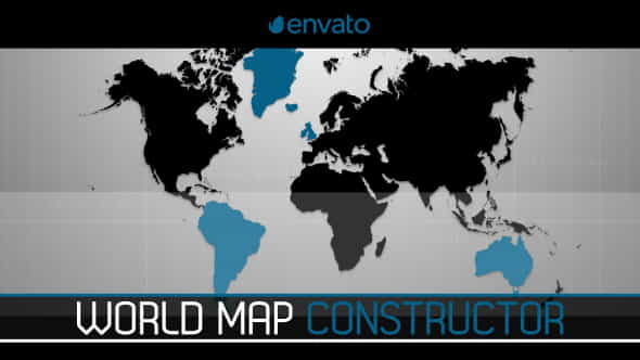 World Map Constructor - VideoHive 12910243