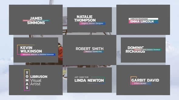 Gradient Lower Thirds - VideoHive 47247032
