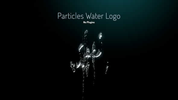 Particles Water Logo - VideoHive 44762621