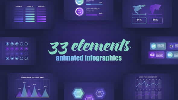 Abstract Infographics Vol.42 - VideoHive 27462394