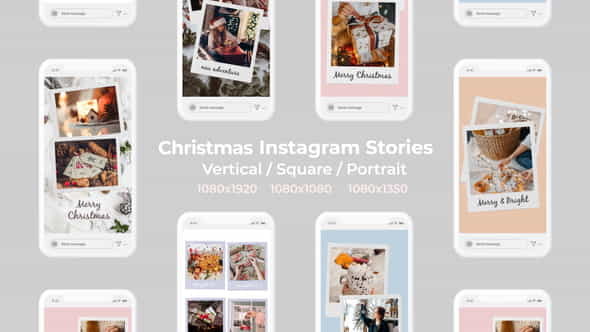 Christmas Instagram Stories | Vertical - VideoHive 25148463