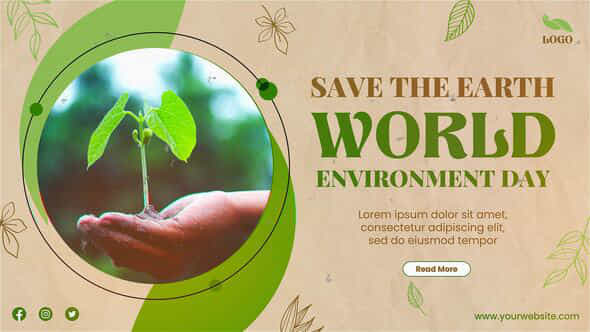World Environment Day Slideshow - VideoHive 39457109