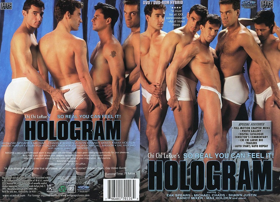 Hologram / Голограмма (Chi Chi LaRue, HIS Video) [1993 г., Muscle, Oral, Anal, Big Dick, Threesome, Group, Solo, Hairy, Masturbation, Cumshots, DVDRip]