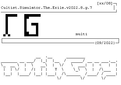 Cultist Simulator The Exile v2022 8 g 7 Linux rG