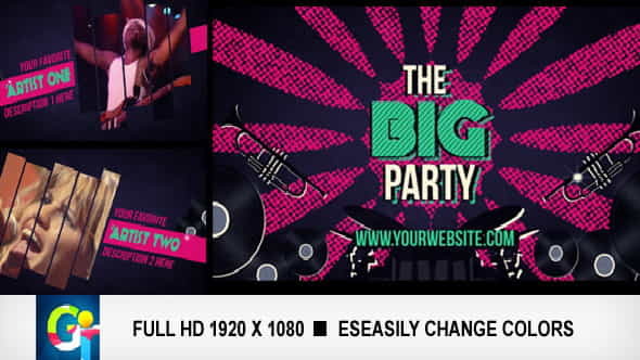 The Big Party Promo - VideoHive 3459356