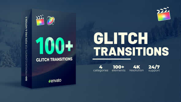 Glitch Transitions - VideoHive 38667308