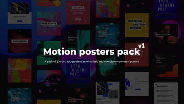 Motion Posters - VideoHive 24775337