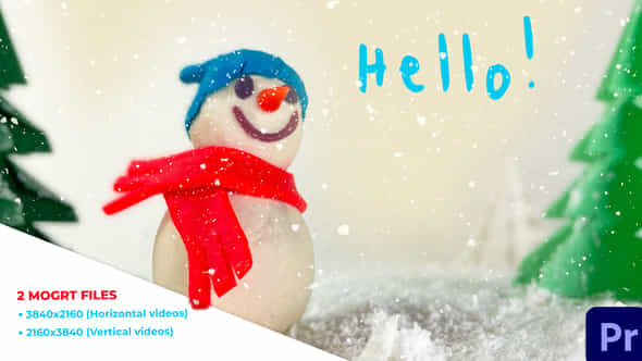 Christmas Snowman - VideoHive 49748791