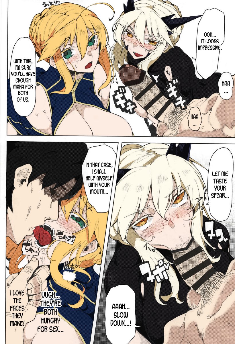 Oppai Dekai Artoria to Ippai H suru Hon (full color) - 4